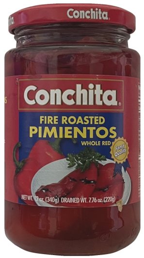 (image for) CONCHITA FIRE ROASTED PIMIENTOS WHOLE RED