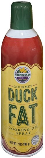 (image for) CORNHUSKER KITCHEN GOURMET DUCK FAT COOKING OIL SPRAY