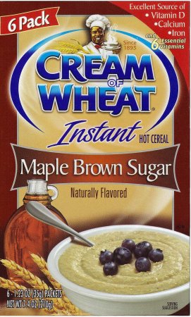 (image for) CREAM OF WHEAT INSTANT HOT CEREAL MAPLE BROWN SUGAR