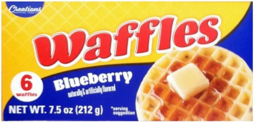 (image for) CREATIONS WAFFLES BLUEBERRY