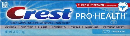 (image for) CREST PRO-HEALTH CLEAN MINT FLUORIDE TOOTHPASTE