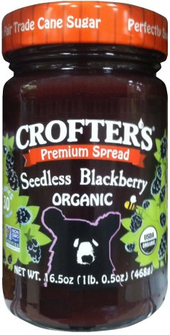 (image for) CROFTER'S PREMIUM SPREAD SEEDLESS BLACKBERRY ORGANIC