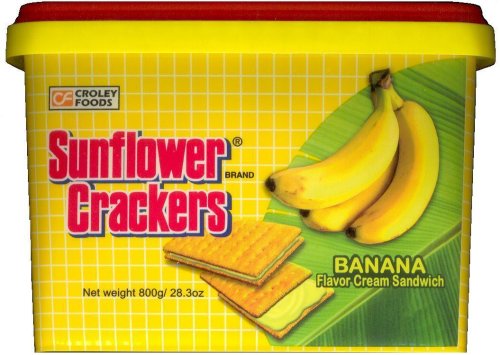 (image for) CROLEY SUNFLOWER CRACKERS BANANA CREAM SANDWICH