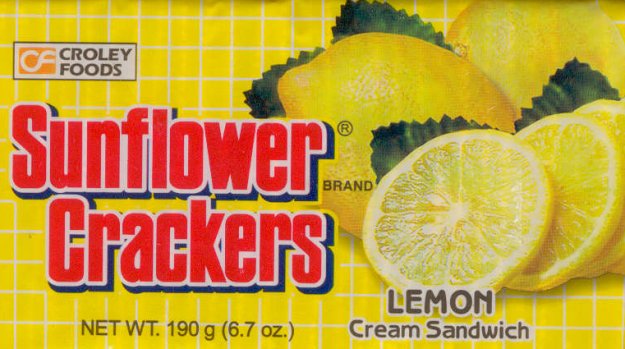 (image for) CROLEY SUNFLOWER LEMON CREAM SANDWICH CRACKERS