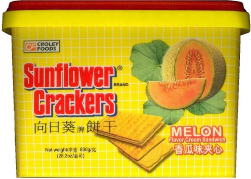 (image for) CROLEY SUNFLOWER MELLON CREAM SANDWICH CRACKERS