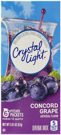 (image for) CRYSTAL LIGHT CONCORD GRAPE DRINK MIX