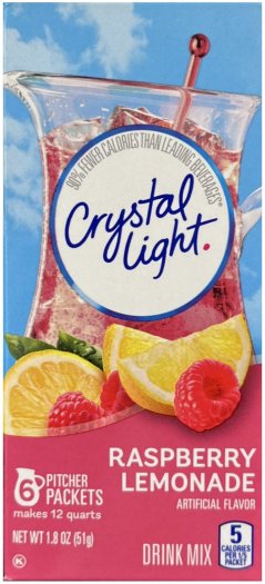 (image for) CRYSTAL LIGHT RASPBERRY LEMONADE DRINK MIX