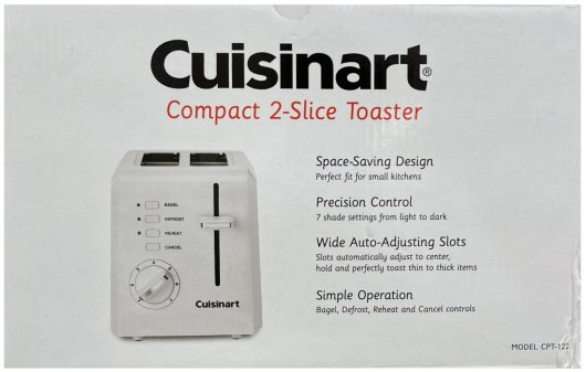 (image for) CUISINART COMPACT 2-SLICE TOASTER