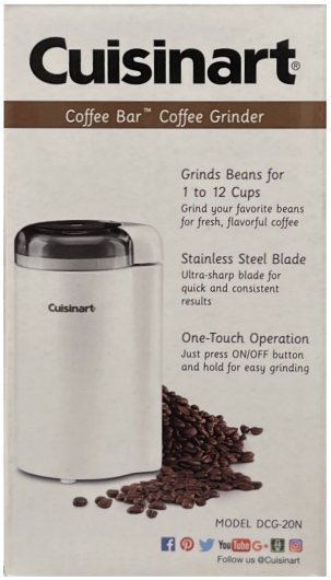 (image for) CUISINART COFFEE BAR COFFEE GRINDER