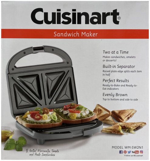 (image for) CUISINART SANDWICH MAKER