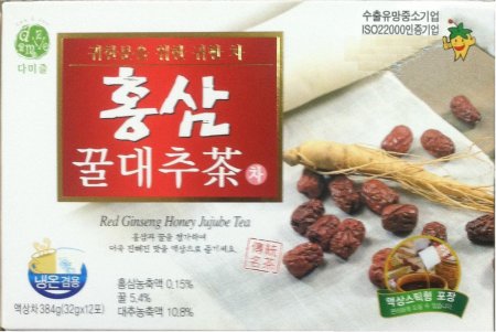 (image for) DA JUNG RED GINSEND HONEY JUJUBE TEA