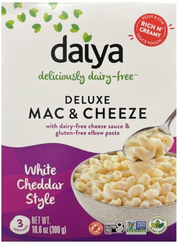 (image for) DAIYA DELUXE MAC & CHEESE WHITE CHEDDAR STYLE