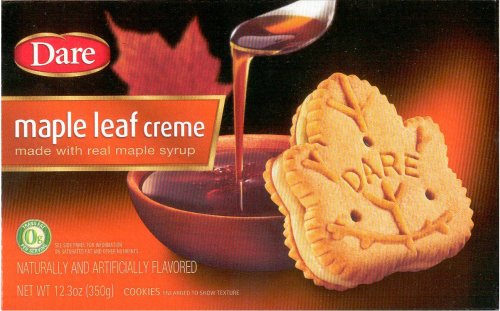 (image for) DARE MAPLE LEAF CREME COOKIES