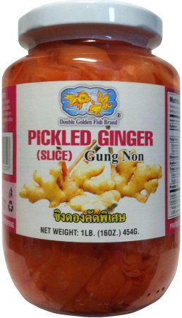 (image for) DOUBLE GOLDEN FISH PICKLED GINGER SLICE