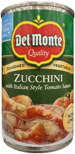 (image for) DEL MONTE ZUCCHINI WITH ITALIAN STYLE TOMATO SAUCE