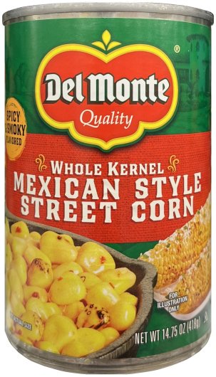 (image for) DEL MONTE WHOLE KERNEL MEXICAN STYLE STREET CORN