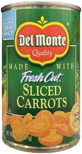 (image for) DEL MONTE SLICED CARROTS