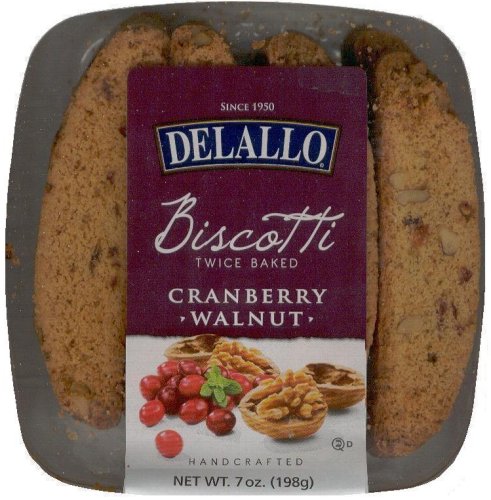 (image for) DELALLO BISCOTTI CRANBERRY WALNUT