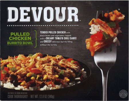 (image for) DEVOUR PULLED CHICKEN BURRITO BOWL