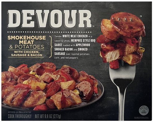 (image for) DEVOUR SMOKEHOUSE MEAT & POTATOES WITH CHICKEN, SAUSAGE & BACON