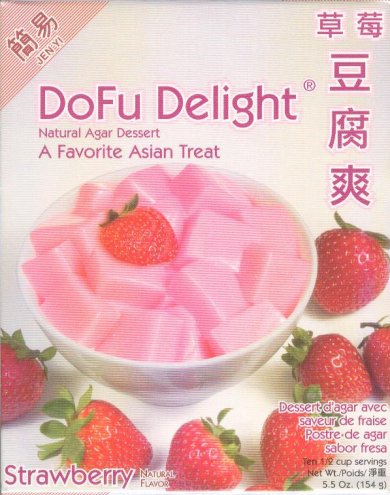 (image for) DOFU DELIGHT STRAWBERRY FLAVOR AGAR DESSERT