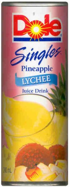 (image for) DOLE PINEAPPLE LYCHEE JUICE DRINK