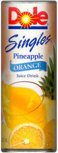 (image for) DOLE PINEAPPLE ORANGE JUICE DRINK