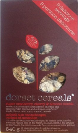 (image for) DORSET CEREALS SUPER CRANBERRY, CHERRY & ALMOND MUSELI