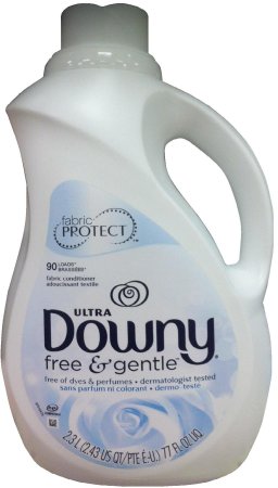 (image for) DOWNY ULTRA FREE & GENTLE LIQUID FABRIC CONDITIONER