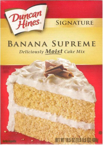 (image for) DUNCAN HINES SIGNATURE BANANA SUPREME CAKE MIX