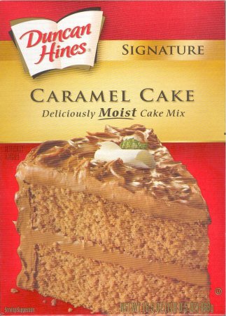 (image for) DUNCAN HINES SIGNATURE CARAMEL CAKE MIX