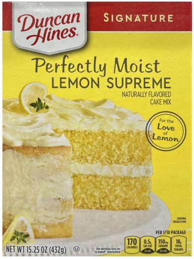 (image for) DUNCAN HINES SIGNATURE LEMON SUPREME CAKE MIX