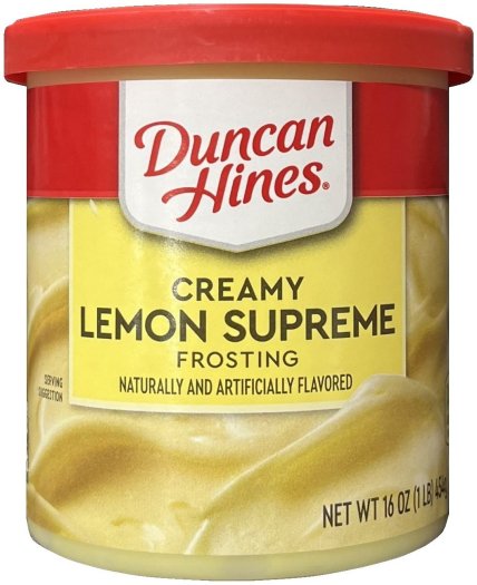 (image for) DUNCAN HINES CREAMY LEMON SUPREME FROSTING