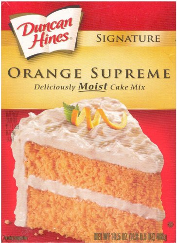 (image for) DUNCAN HINES SIGNATURE ORANGE SUPREME CAKE MIX