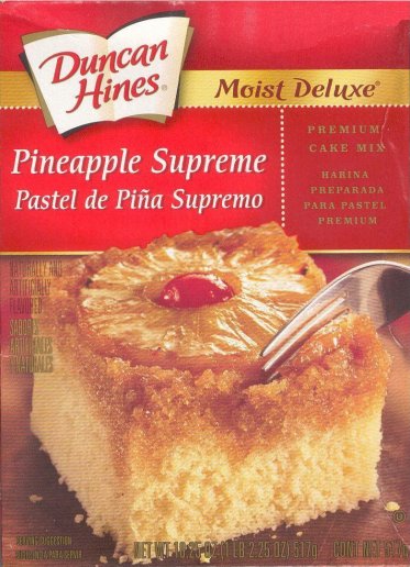 (image for) DUNCAN HINES PINEAPPLE SUPREME CAKE MIX