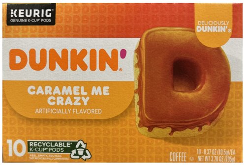 (image for) DUNKIN' CARAMEL ME CRAZY COFFEE K-CUP PODS