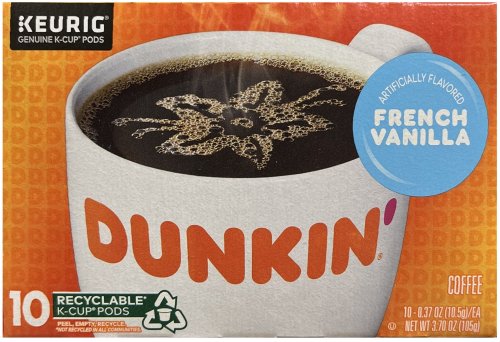 (image for) DUNKIN' FRENCH VANILLA COFFEE K-CUP PODS