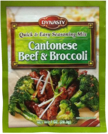 (image for) DYNASTY CANTONESE BEEF & BROCCOLI SEASONING MIX