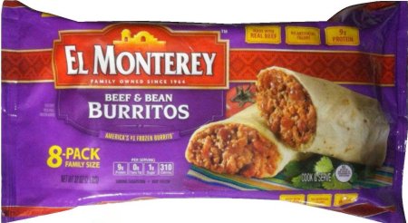 (image for) EL MONTEREY BEEF & BEAN BURRITOS