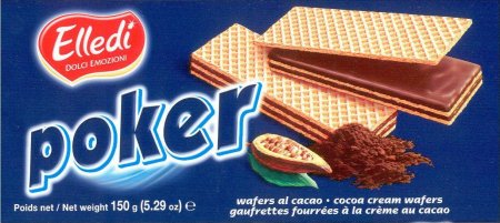 (image for) LAGO PARTY CACAO WAFER BISCUITS WITH COCOA CREAM FILLING