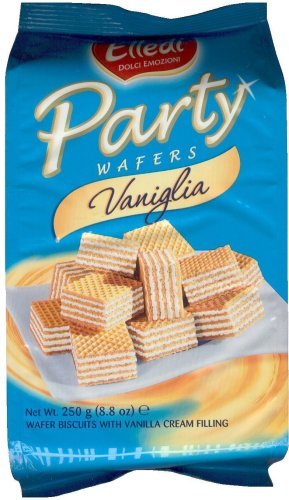 (image for) LAGO PARTY VANIGLIA WAFER BISCUITS WITH VANILLA CREAM FILLING