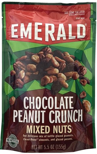 (image for) EMERALD CHOCOLATE PEANUT CRUNCH MIXED NUTS