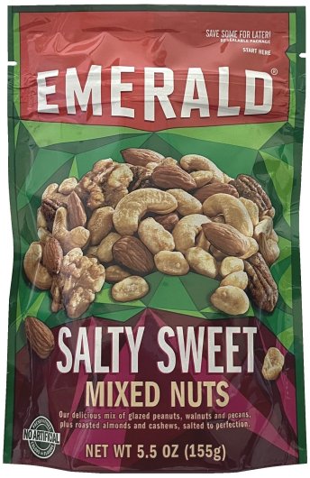 (image for) EMERALD SALTY SWEET MIXED NUTS