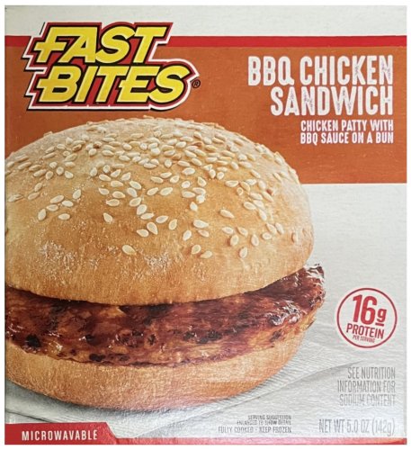 (image for) FAST BITES BBQ CHICKEN SANDWICH