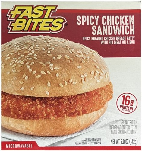 (image for) FAST BITES SPICY CHICKEN SANDWICH