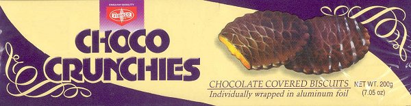 (image for) FIBISCO CHOCO CRUNCHIES CHOCOLATE COVERED BISCUITS