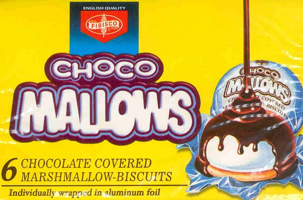 (image for) FIBISCO CHOCO MALLOWS CHOCOLATE COVERED MARSHMALLOW BISCUITS