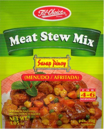 (image for) FIL-CHOICE MEAT STEW MIX