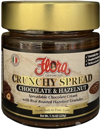 (image for) FLORA CRUNCHY SPREAD CHOCOLATE & HAZELNUT