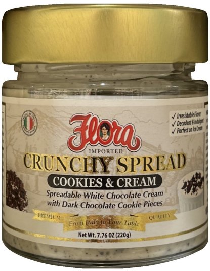 (image for) FLORA CRUNCHY SPREAD COOKIES & CREAM